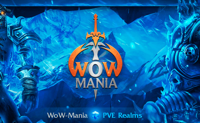 Wow Mania- Wotlk Concept with New Dungeons and Professions